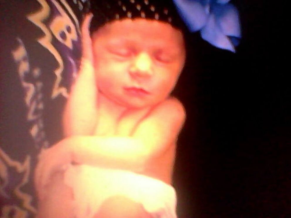 PHOTO: Mark and Tracy Dziekanski thought this was a photo of the baby girl they were going to adopt from Heather Taylor.