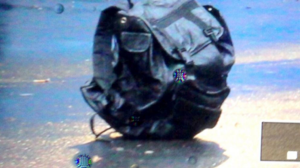 PHOTO: Suspicious Bags found near Boston Marathon finish line.