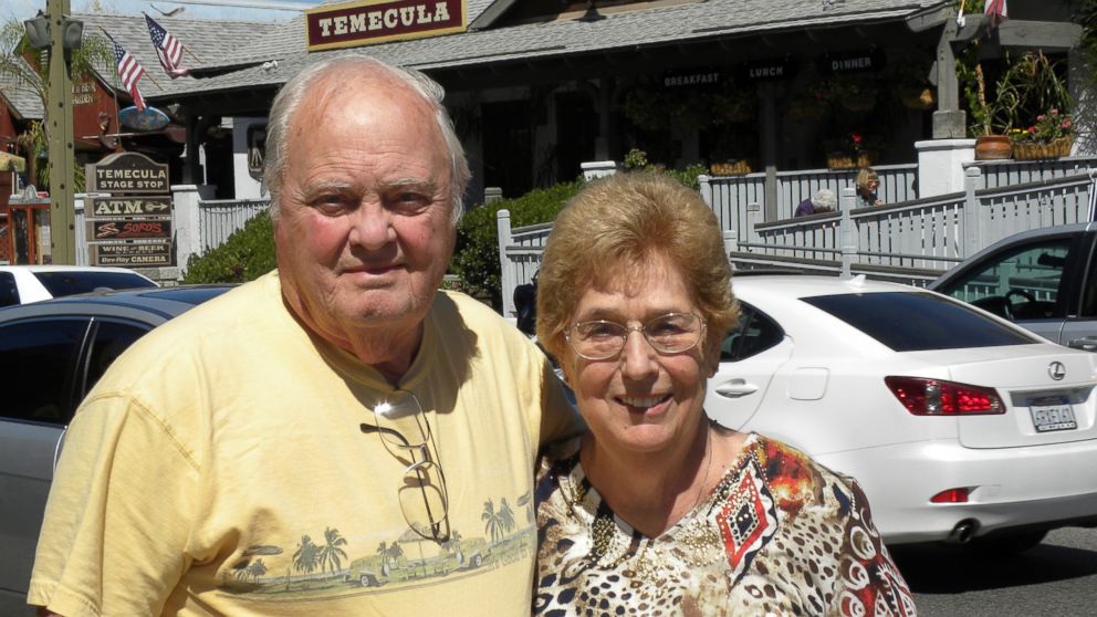 PHOTO: Bernard Mills, 80, and his wife Carolyn Ogden, 75, are pictured here together in this handout photo. 