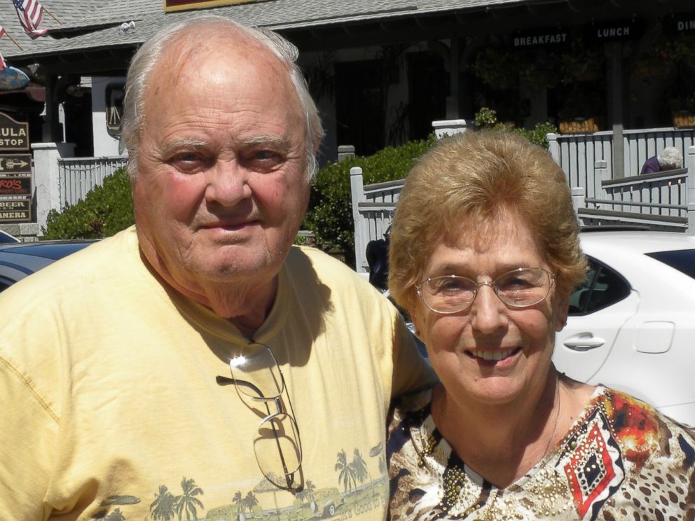 PHOTO: Bernard Mills, 80, and his wife Carolyn Ogden, 75, are pictured here together in this handout photo. 
