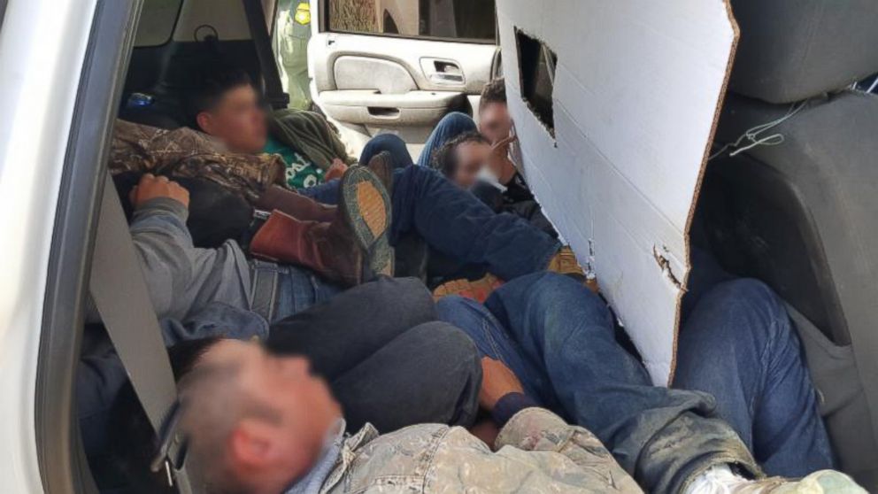 PHOTO: Border Patrol agents arrested a man trying to smuggle illegal immigrants while using a cloned Border Patrol Tahoe, Dec. 10, 2015.