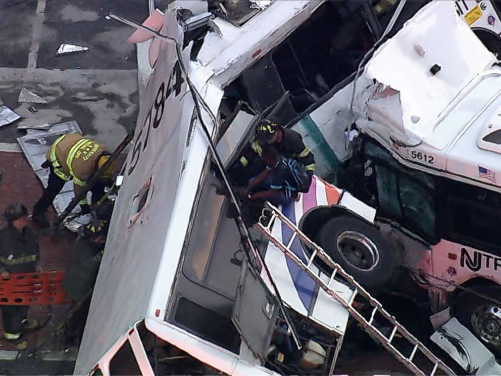 New Jersey Bus Crash Leaves 1 Dead, 18 Injured - ABC News