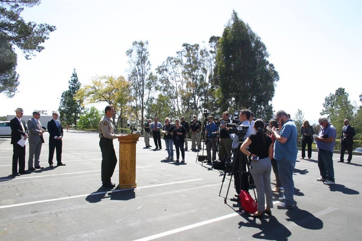 PHOTO: The San Luis Obispo Sheriff's Department held a press conference about the Kristin Smart case, Sept. 6, 2016.