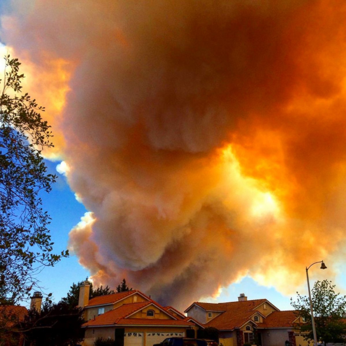 PHOTO: Timothy Martin posted this posted to Instagram on July 17, 2015 with the caption, "Huge brush fire just broke out in #cajon pass." 