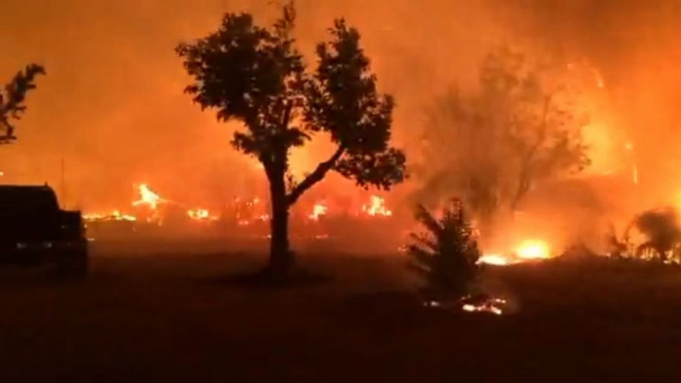 PHOTO: Much of Middletown, California was engulfed in flames, Sept. 13, 2015.