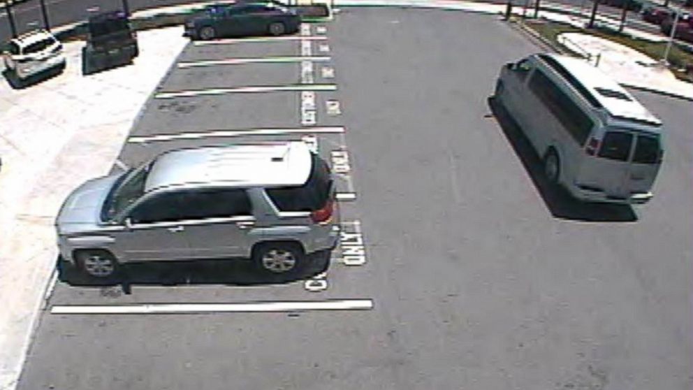A surveillance video from the car dealership shows the vehicle as it leaves the lot. 