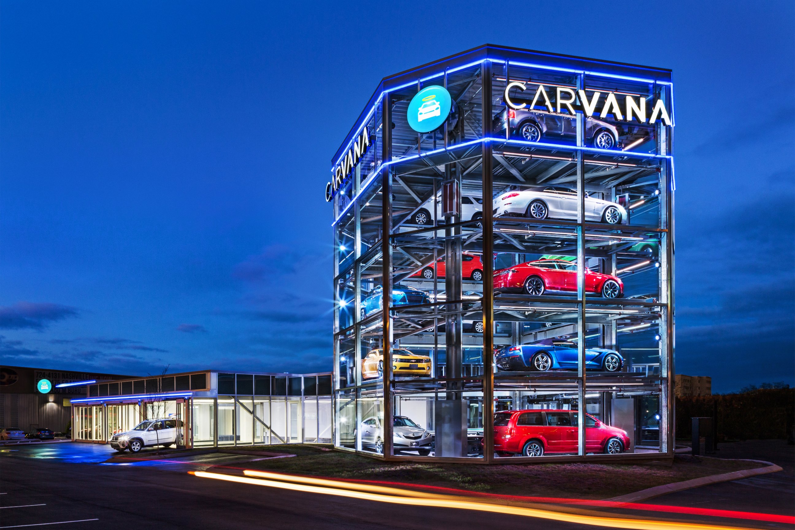 PHOTO: Carvana’s new Car Vending Machine.