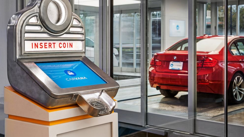 carvana vending machine coin