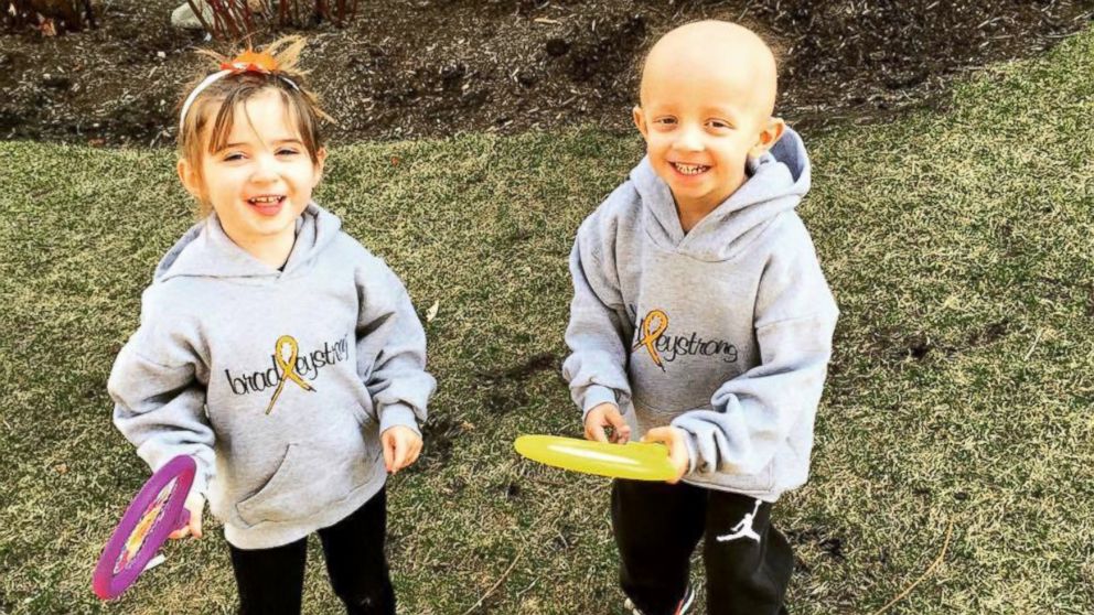 Charlotte "Charlie" Godish, 5, donated stem cells to her twin brother Bradley. 