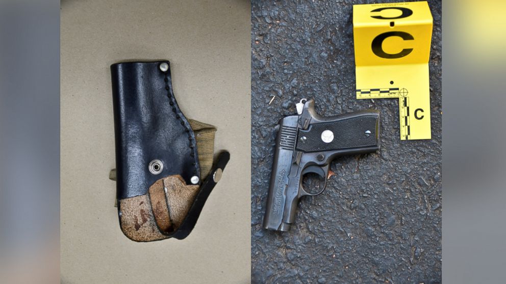 PHOTO: Photograph of a gun and holster Charlotte-Mecklenburg, North Carolina, police say they recovered as evidence after the shooting of Keith Lamont Scott.