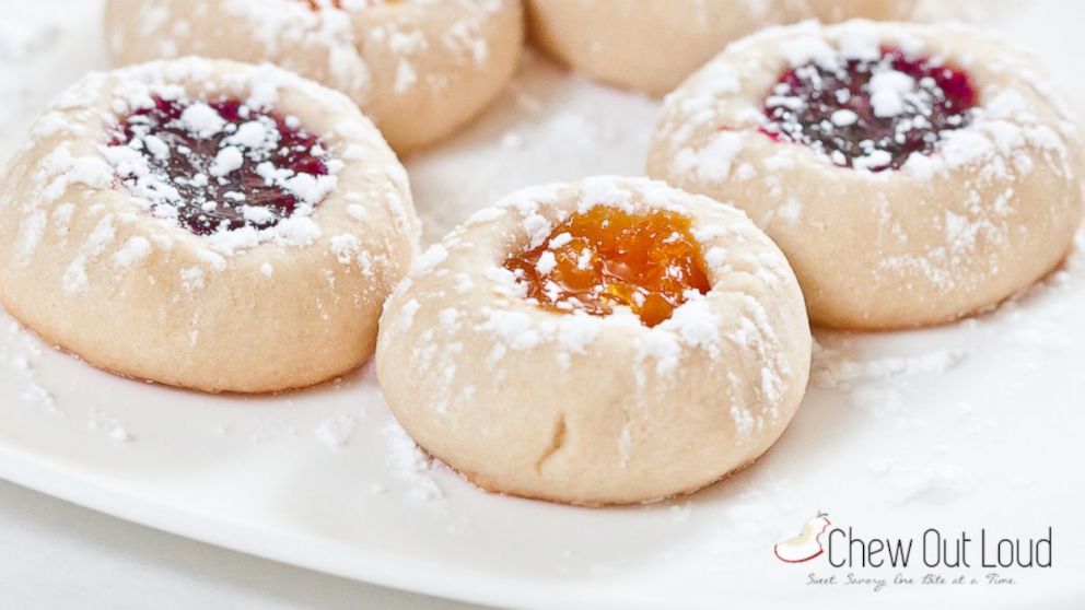 PHOTO: Recipe for the Jam Thumbprint cookies from the food blog Chew Out Loud.