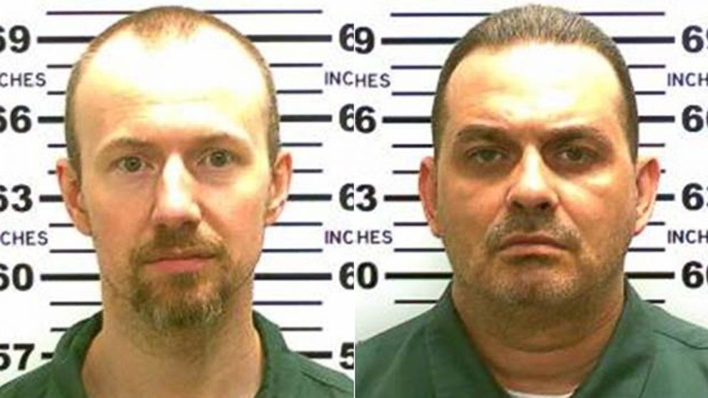 From left, David Sweat and Richard Matt are shown in undated photos released by the New York State Police. The two convicted murderers escaped from prison in upstate New York the morning of June 6, 2015.