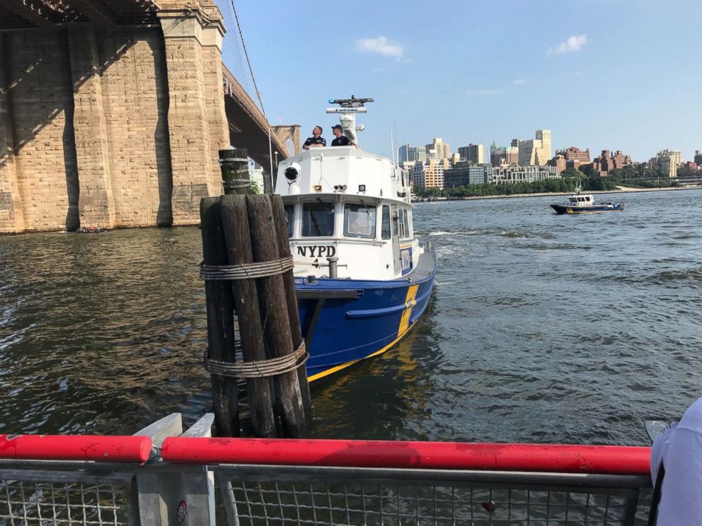 PHOTO: A baby boy was pronounced dead on Sunday after tourists found him floating in New York's East River.