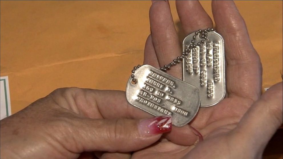 Woman Finds Dog Tags While Antiquing Tracks Down Veteran s Widow
