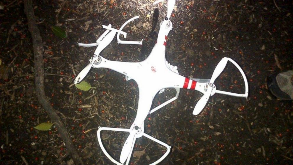 PHOTO: A small drone was found on the White House lawn last night.