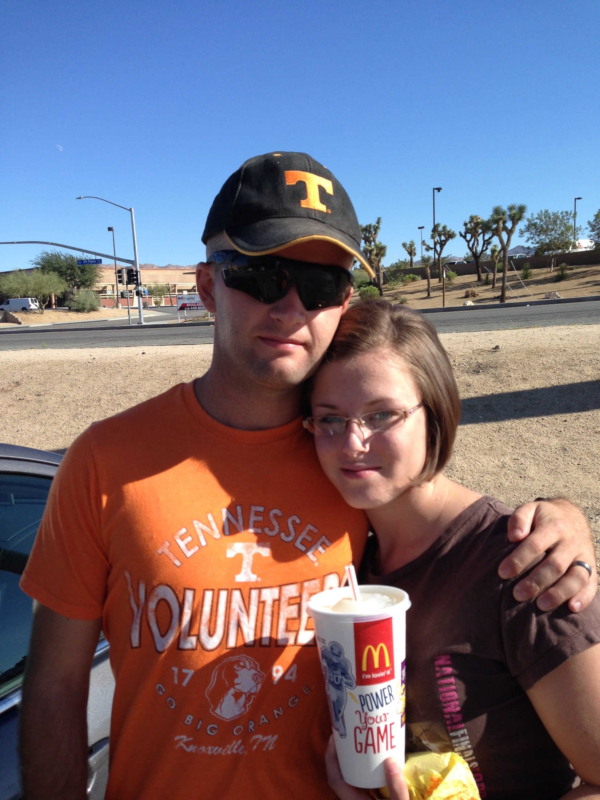 PHOTO: Erin Corwin, a California woman who has been missing since June 28, poses with her husband, Lance Cpl. Jonathan Corwin, in an undated photo provided by her family.