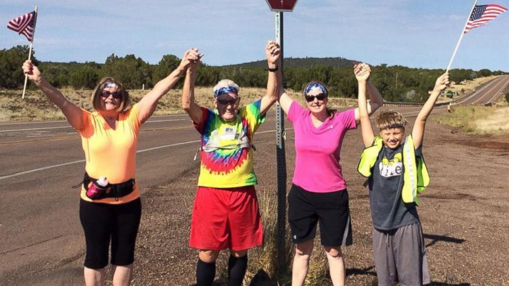 World War II Navy veteran Ernest Andrus, 92, is attempting a run across the U.S. from San Diego to Brunswick, Ga.