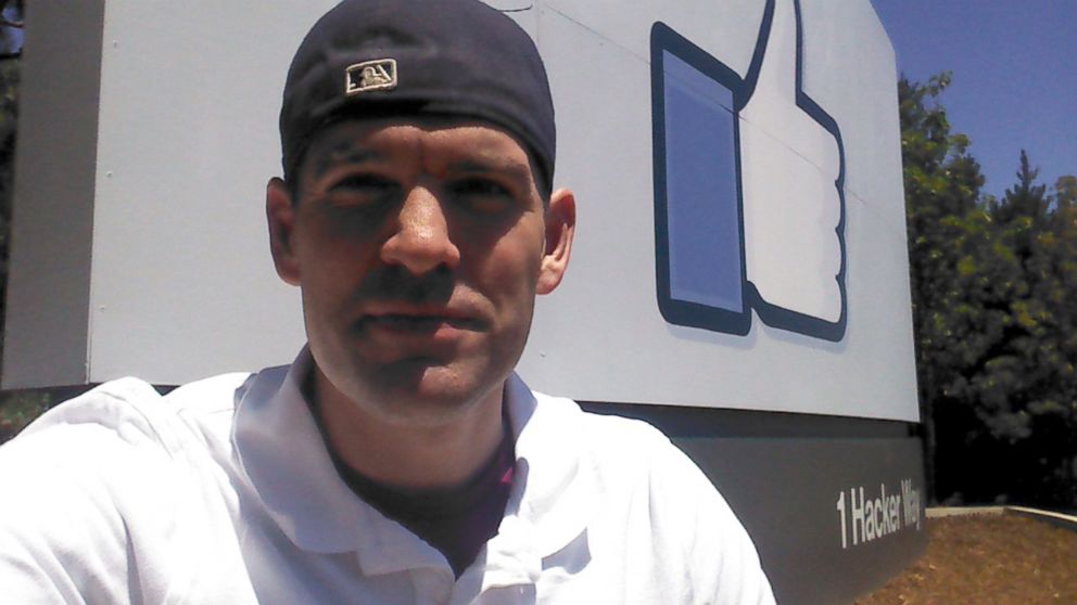 PHOTO: Day 75: McLaughlin had lunch with a friend at the Facebook headquarters in Menlo Park, California.