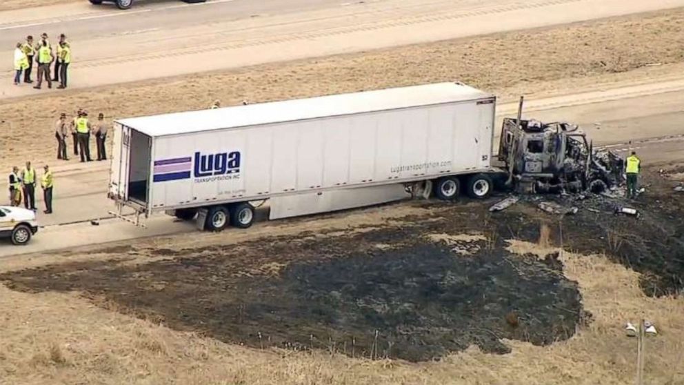 PHOTO: Illinois state trooper Brooke Jones-Story, 34, was conducting a traffic stop on the shoulder of U.S. Highway 20 when a truck crashed into her. 