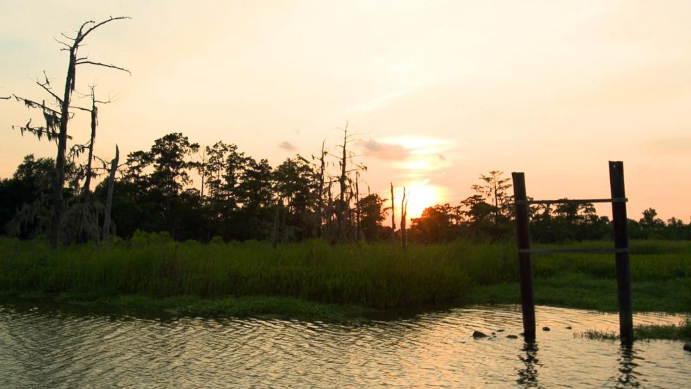 PHOTO: Felix Vail said his wife Mary Horton Vail fell into the Calcasieu River, pictured here.
