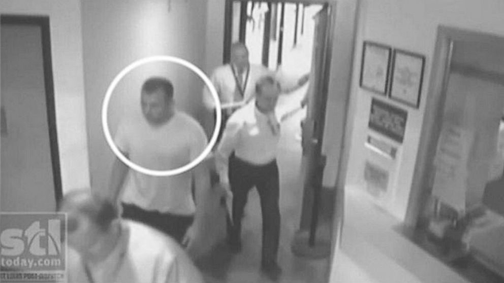 PHOTO: Police officer Darren Wilson is pictured in surveillance footage