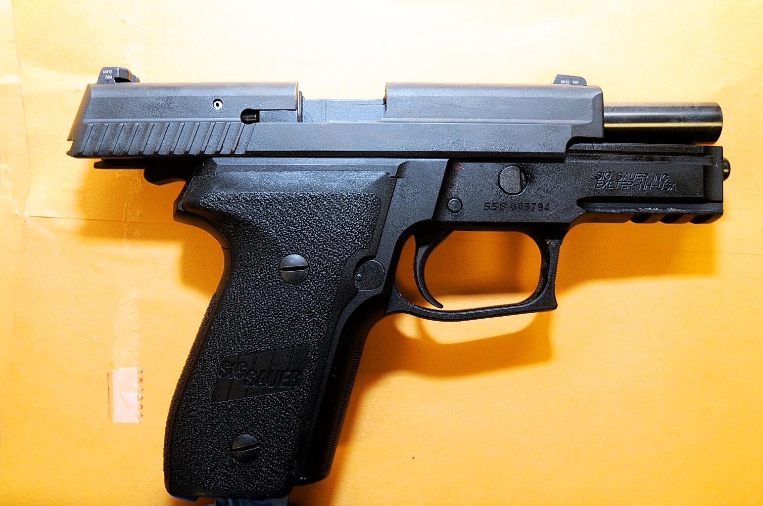 PHOTO: Ferguson, Mo. police officer Darren Wilson's firearm