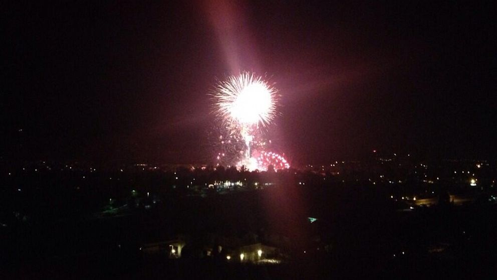 A fireworks mishap in a town northwest of Los Angeles has left more than a dozen injured after an "unintended" detonation took place during the Fourth of July fireworks display, police said.