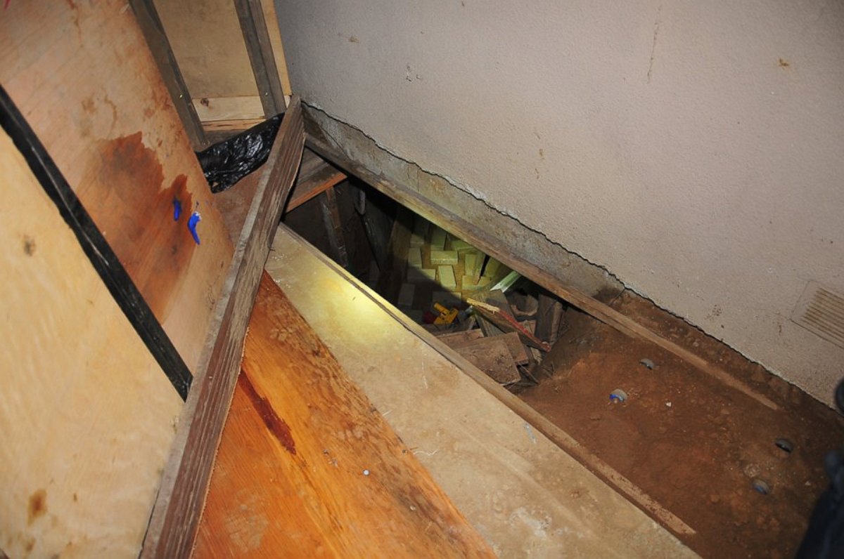 PHOTO: Fresno Police uncovered a house's hidden "cave" with illegal gambling machines
