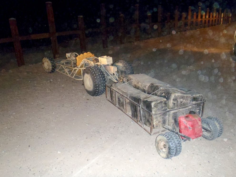 PHOTO: A go-kart was used for smuggling drugs across the Arizona border, which was intercepted in September 2015.