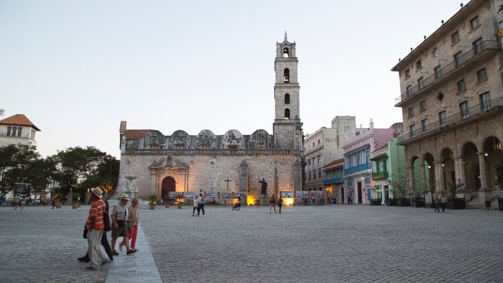 PHOTO: Basilica Menor de San Francisco de Asis, in Havana, Cuba, Dec. 18, 2014.