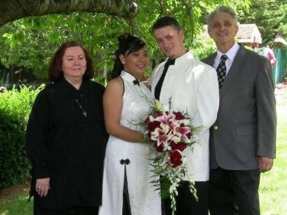 PHOTO: Abigail Terrazzino and her husband, Jeremy Terrazzino, are pictured together here with Jeremy's parents, Joseph Terrazzino and Patricia Terrazino. 