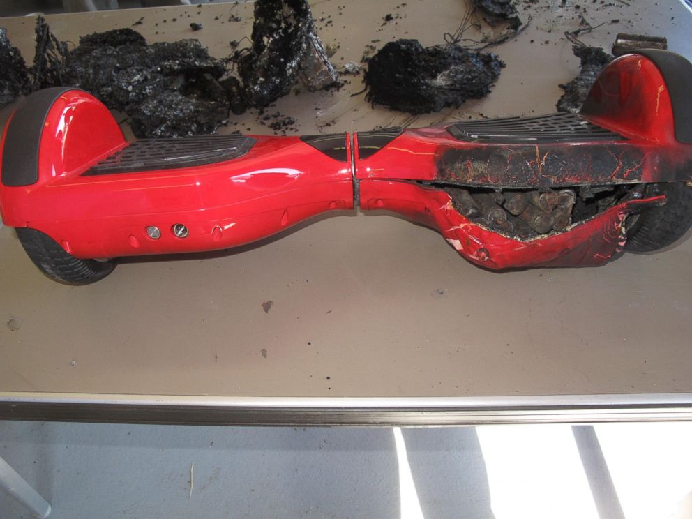PHOTO: After an investigation, fire officials determined that an additional FITURBO F1 hoverboard had sparked a minor fire weeks before the Nashville house was destroyed. 