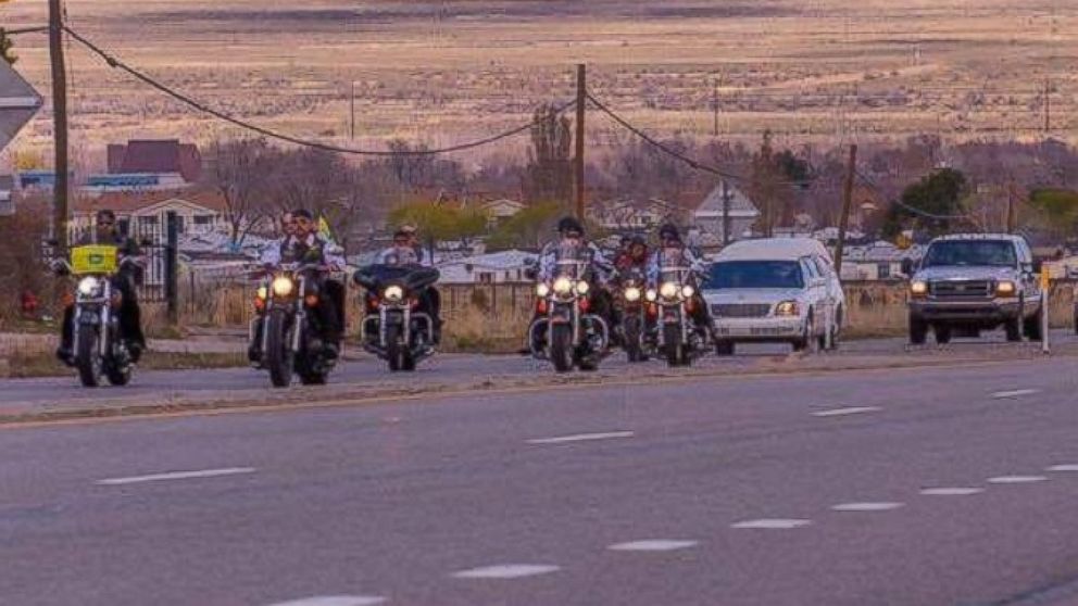 Thousands of motorcyclists came out on March 12, 2016, in Magna, Utah, to ride in a funeral procession for the death of 5-year-old Hunter Weiss. The young boy loved motorcycles.