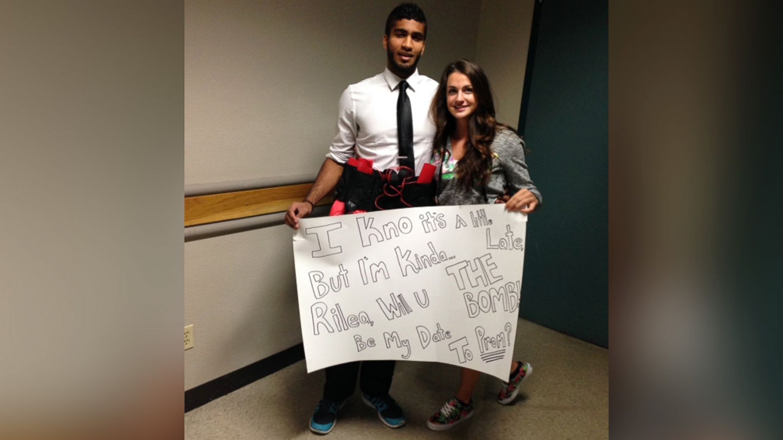 Soccer prom proposals