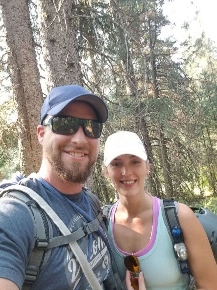 PHOTO: Spencer and Jessica Christiansen were rescued from an ice cave on Sunday night, about 30 hours after they entered.