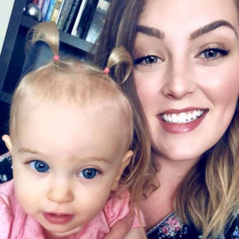 PHOTO: Jessica Christiansen feared she would never see daughter, Aurora, again after being trapped with her husband in a freezing cold ice cave for nearly two days.