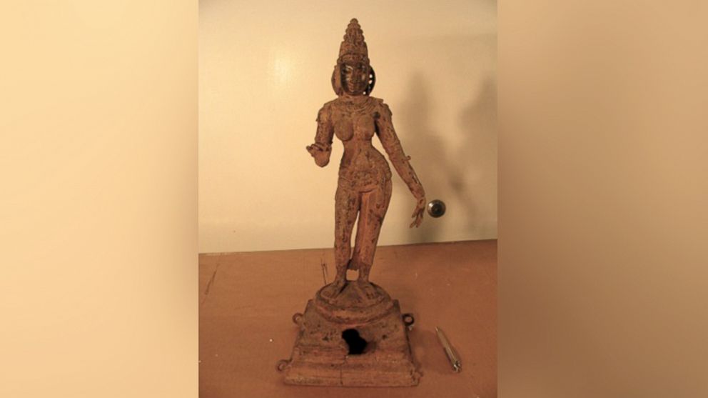 The Jain Figure of Bahubali is seen here in this undated file photo.
