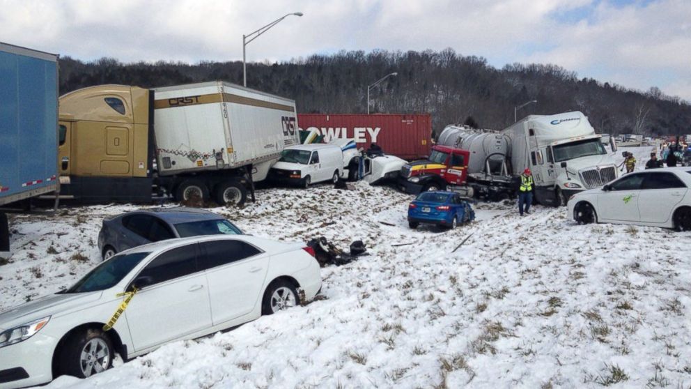 UPDATE: I-74 westbound reopens after two-car crash