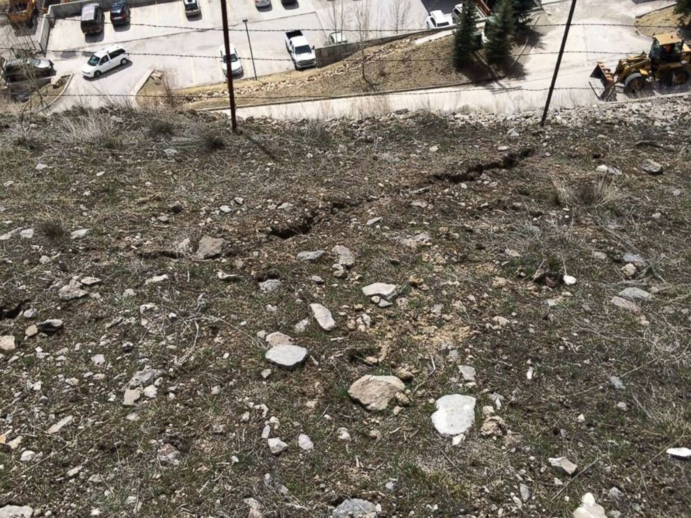 PHOTO: Significant damage from a rockslide in Jackson, Wyoming is shown in this photo from the Town of Jackson.
