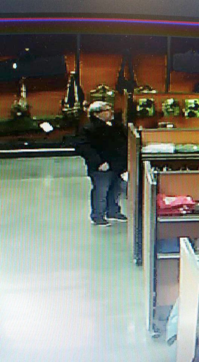 PHOTO: Jonathan Southwick, the owner of Southwick's Gun and Ammo Shop, provided photos to ABC News of a man he says is Jason Dalton in the store, Feb. 20, 2016, in Plainwell, Mich.