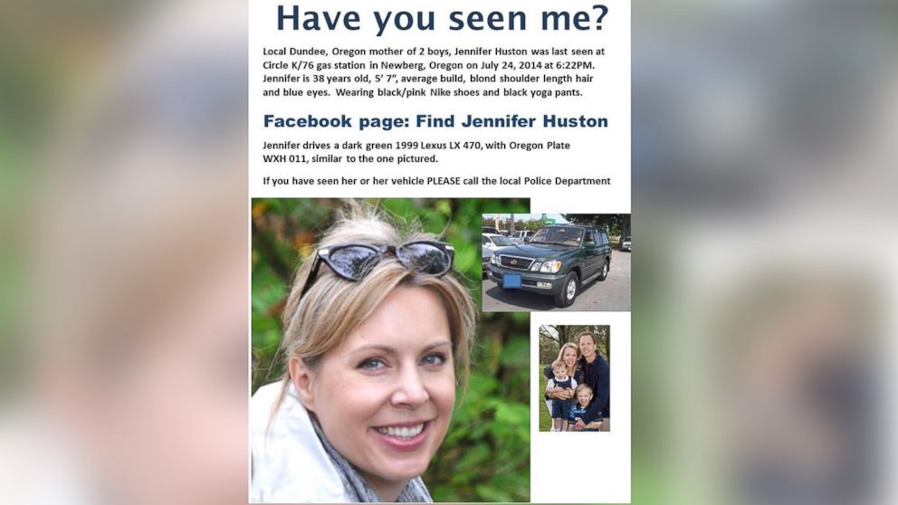 PHOTO: Jennifer Huston is seen in this image from the "Find Jennifer Huston" Facebook page her family set up.
