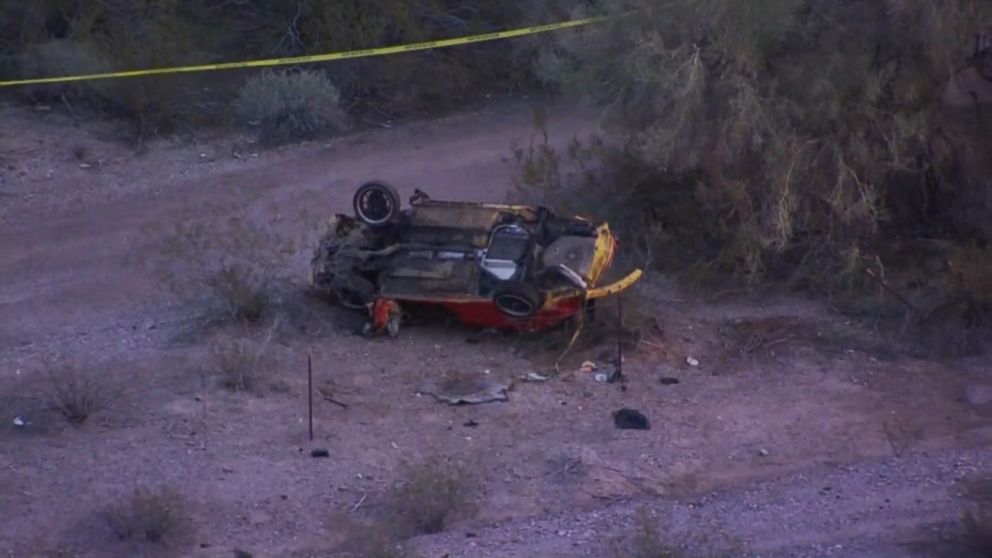 PHOTO: An Arizona trooper was shot in an ambush-style attack by a random suspect, at milepost 81 on Interstate 10, Jan. 12, 2017, in Tonopah, Arizona. 