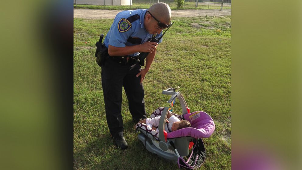 PHOTO: A Houston area jogger found 8-month-old Genesis Haley safe and sound after she was abducted from a gas station.
