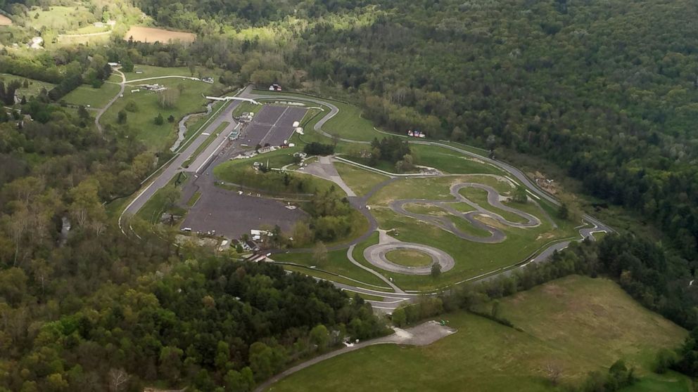 PHOTO: A view of the historic Lime Rock Park racetrack in Connecticut from the helicopter.