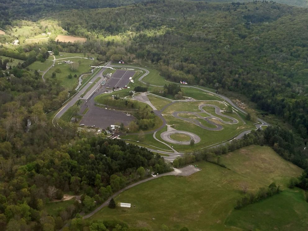 PHOTO: A view of the historic Lime Rock Park racetrack in Connecticut from the helicopter.