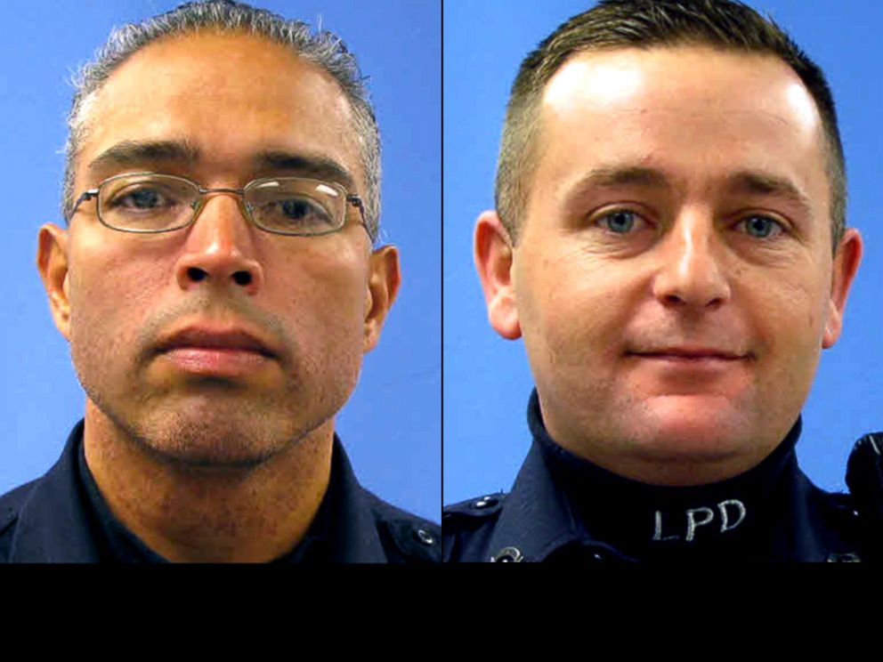 PHOTO: Linden Police officers Angel Padilla, left, and Peter Hammer are seen here.
