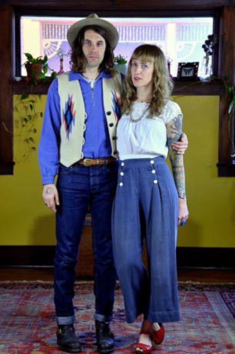 PHOTO: Sean and Rikki McEvoy, pictured here, find and sell vintage clothing for a living