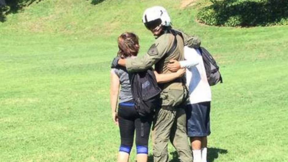Two young hikers were rescued after they got lost in the Angeles National Forest in Los Angeles Couny, Calif.