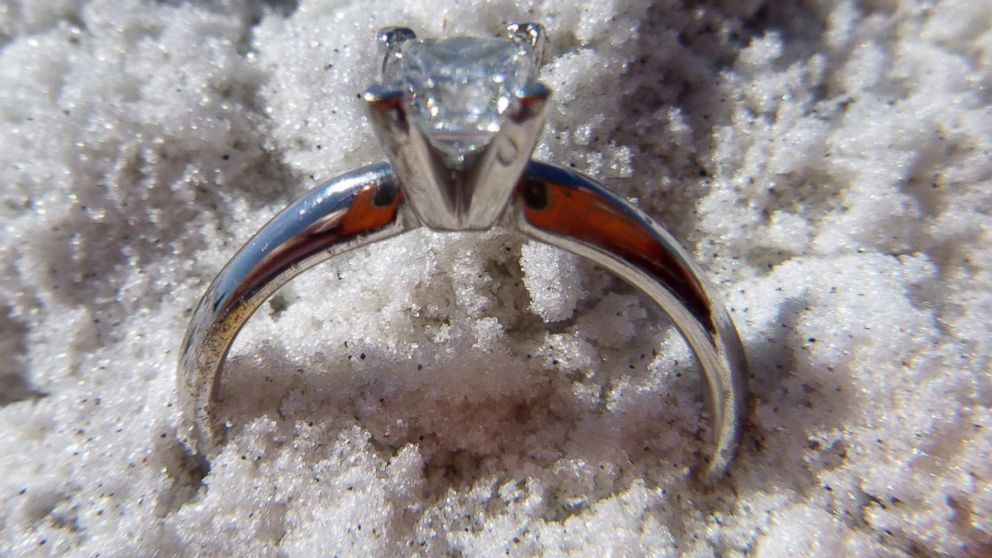 PHOTO: A metal detecting club in St. Petersburg, Florida helped a bride find her lost ring.