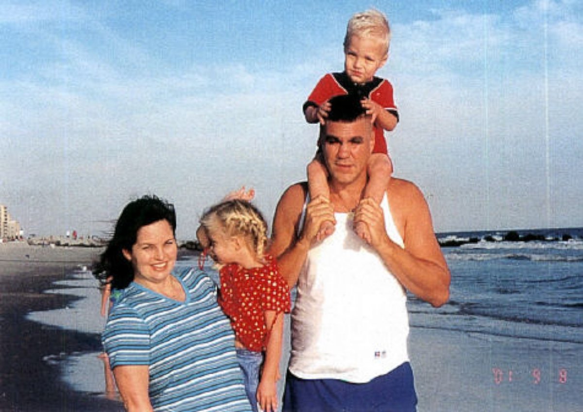 PHOTO: Katrina and Kenny Marino photographed on Sept. 8, 2001 with their children, Kristin, then 3, and Tyler, then 1, in Long Beach, New York. Kenny was a firefighter for New York City Fire Department's Rescue 1.